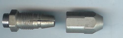 OCTURA 1/4"unf - 1/4"  Threaded coupling